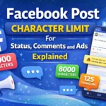 Facebook Post Character Limit For Status, Comments and Ads Explained