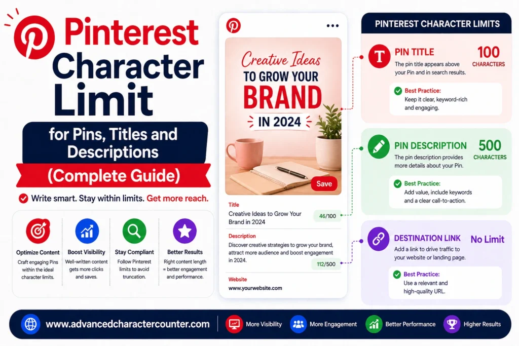Pinterest Character Limit for Pins, Titles and Descriptions (Complete Guide)