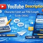 YouTube Description Character Limit and Title Length Guide (2026)