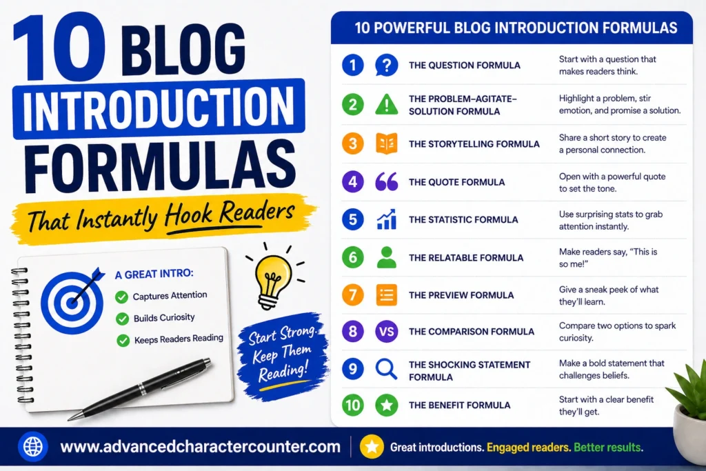 10 Blog Introduction Formulas That Instantly Hook Readers