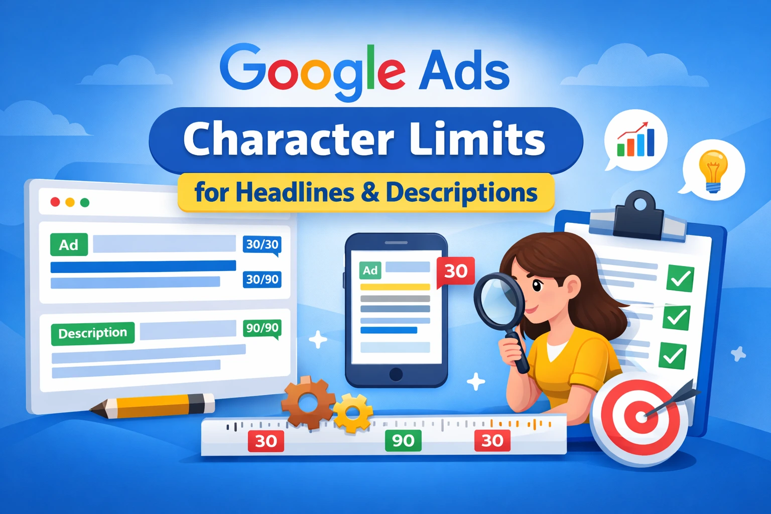 Google Ads Character Limits for Headlines and Descriptions