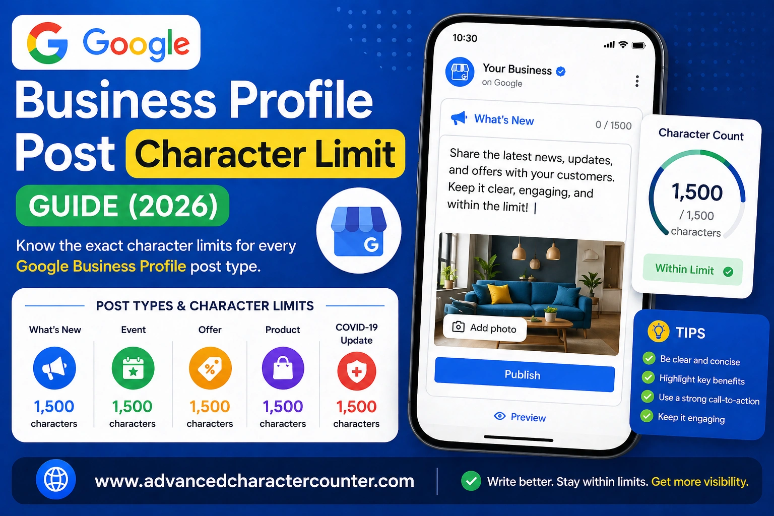 Google Business Profile Post Character Limit Guide (2026)