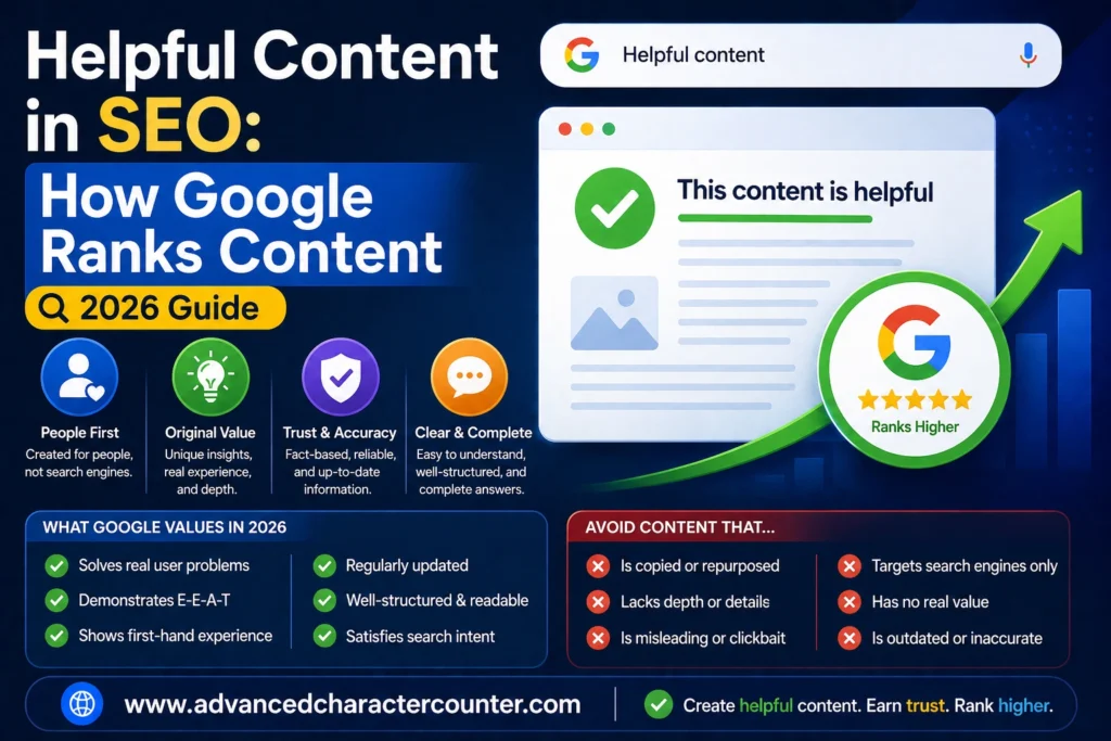 Helpful Content in SEO How Google Ranks Content (2026 Guide)