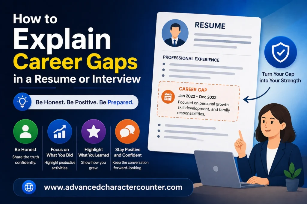 How to Explain Career Gaps in a Resume or Interview