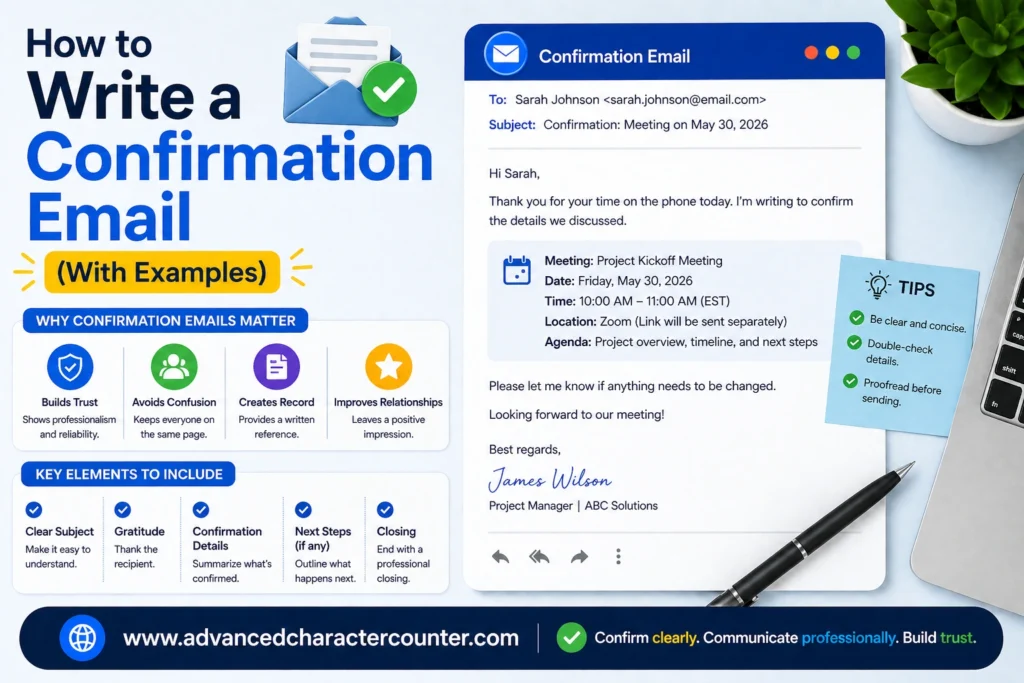 How to Write a Confirmation Email (With Examples)