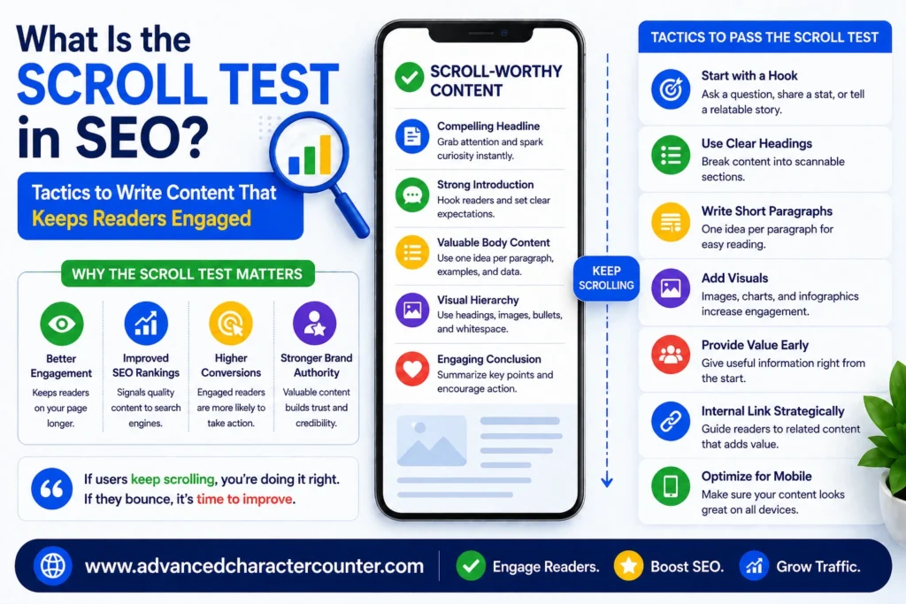 What Is the Scroll Test in SEO Tactics to Write Content That Keeps Readers Engaged