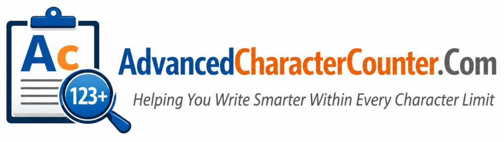 Advanced Character Counter Logo HD