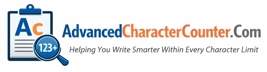 AdvancedCharacterCounter – Helping You Write Smarter Within Every Character Limit