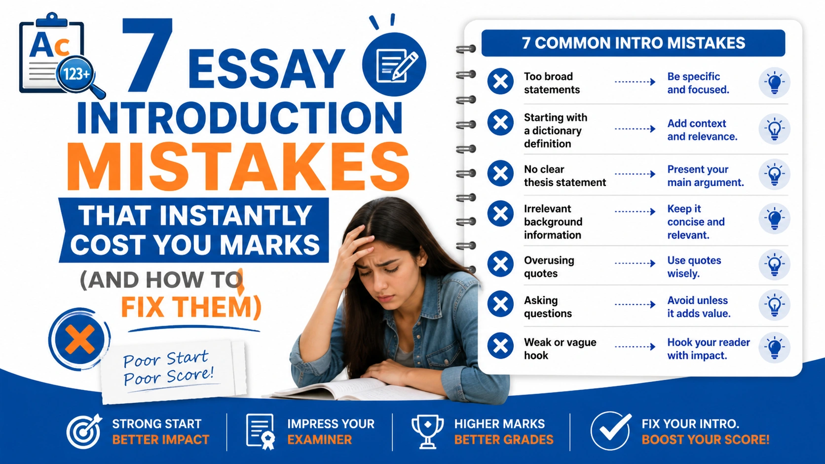 7 Essay Introduction Mistakes That Instantly Cost You Marks (And How to Fix Them)