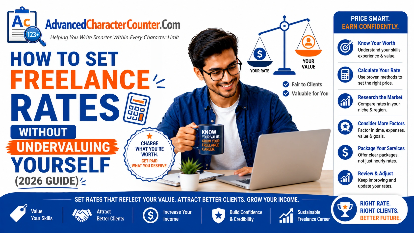 How to Set Freelance Rates Without Undervaluing Yourself (2026 Guide)