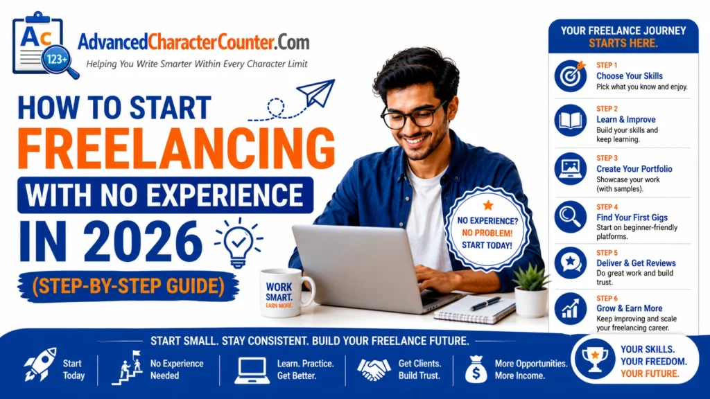How to Start Freelancing with No Experience in 2026 (Step-by-Step Guide)